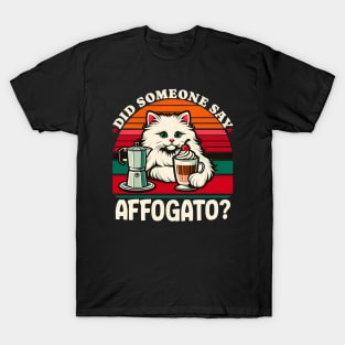 Affogato Coffee Cat T-Shirt